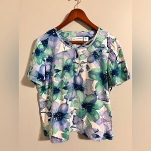 Alfred Dunner floral blouse